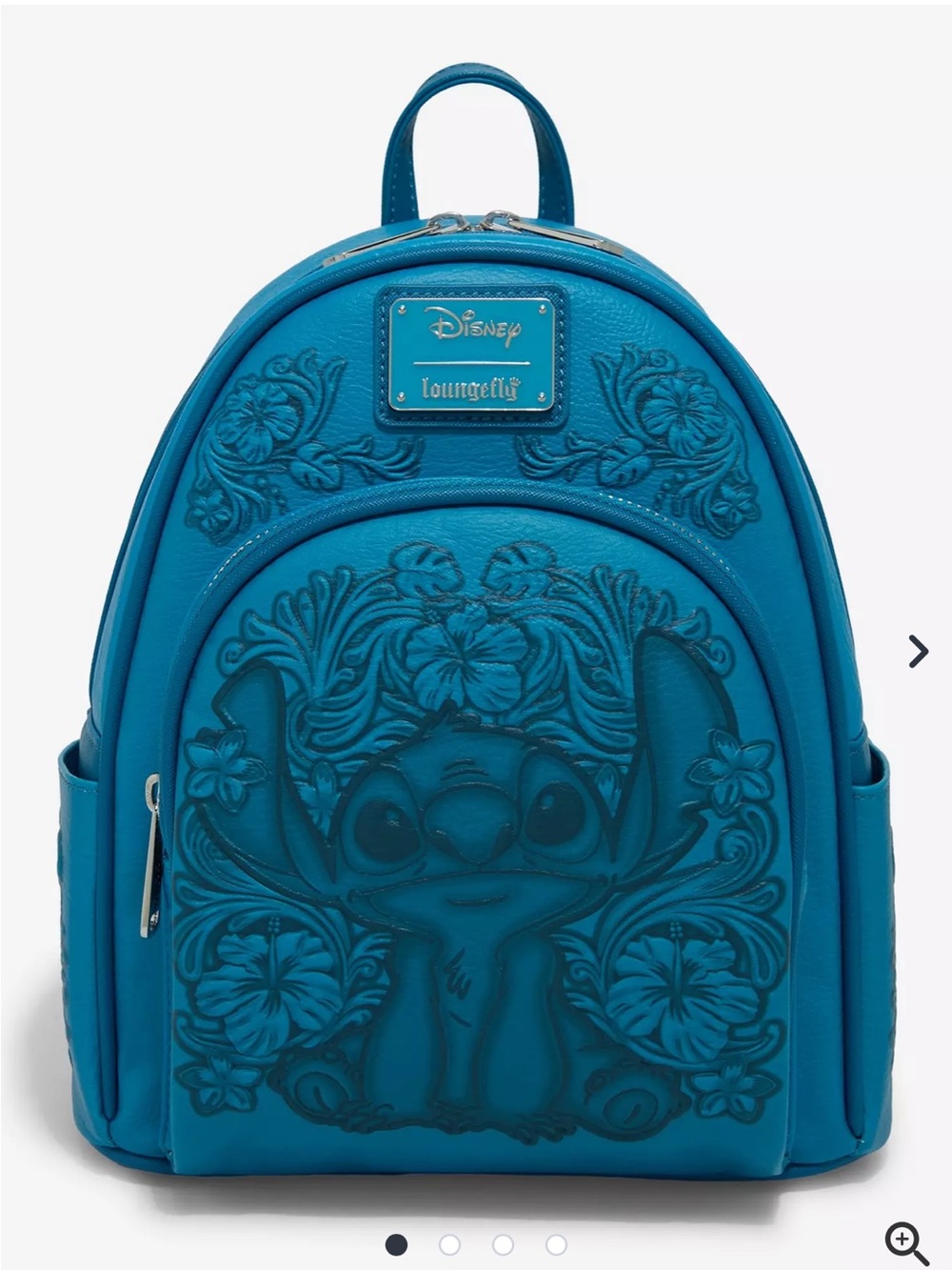 Loungefly Disney Lilo & Stitch Hibiscus Blue Mini Backpack